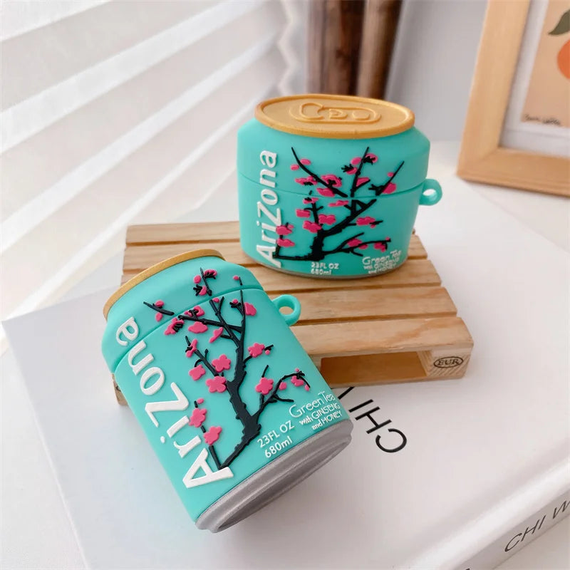 3D Iced Tea Can AirPods Case