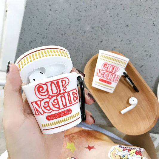 3D Instant Noodle Cup AirPods Case